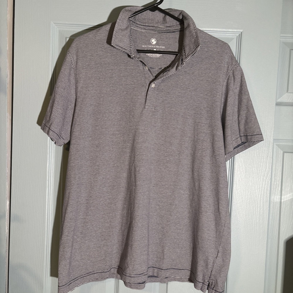 Southern Proper‎ Men's Striped Golf Polo Sz Large